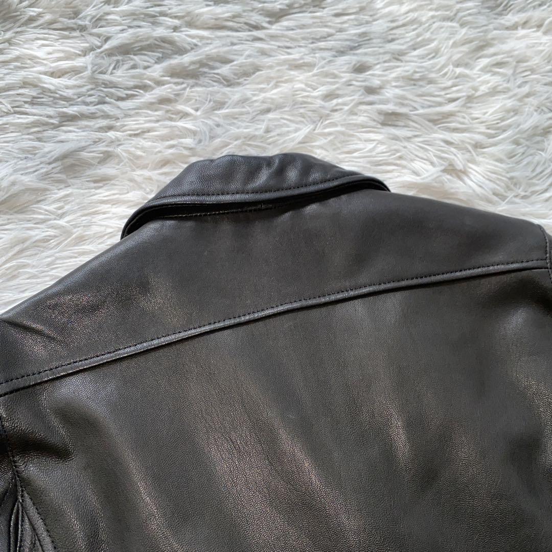 DOMENICO+SAVIO - 【DOMENICO+SAVIO 】レザー ライダース 36  田中みな実さん 美品】DOMENICO+SAVIO 田中みな実着用 ダブルライダース