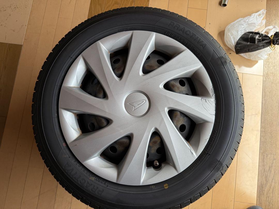 ダイハツ 純正ホイール ノーマルタイヤ155/65R14 走行500キロ程度