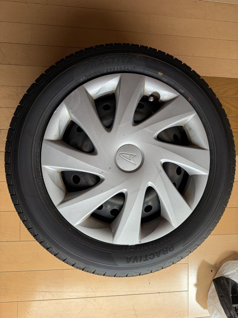 ダイハツ 純正ホイール ノーマルタイヤ155/65R14 走行500キロ程度