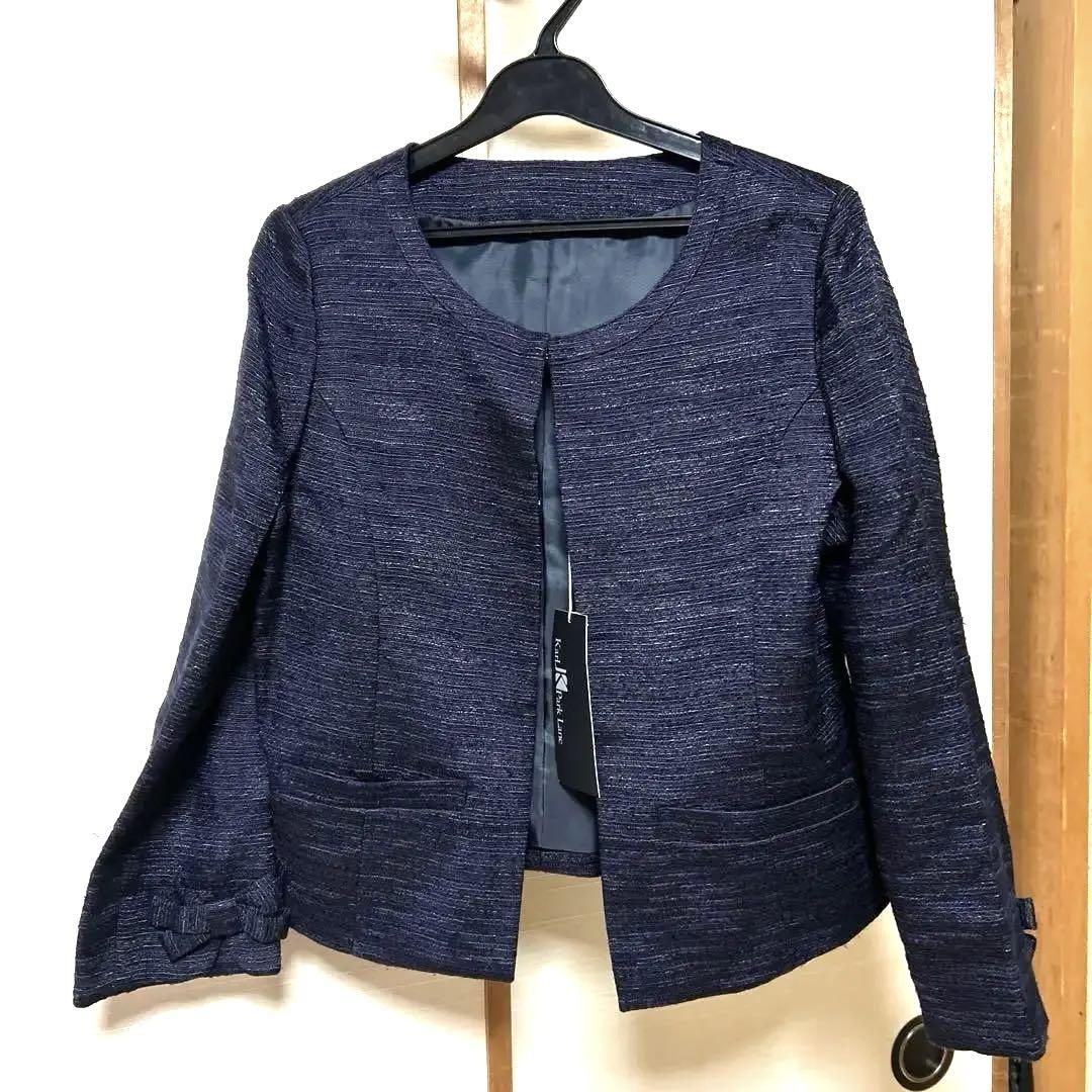 Karl Park Lane ノーカラージャケット 9 ネイビー 5,500円