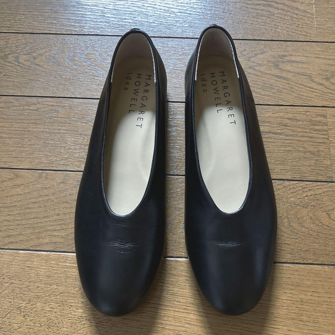 美品★MARGARET HOWELL idea★フラットパンプス  スリッポン