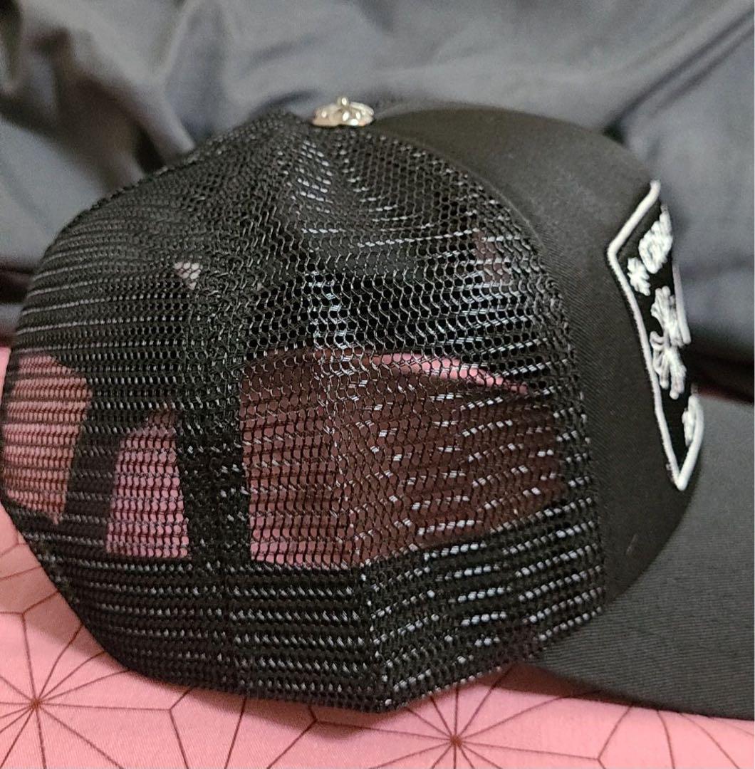 残り1つ！最安値クロムハーツ トラッカーキャップ CH ブラック黒