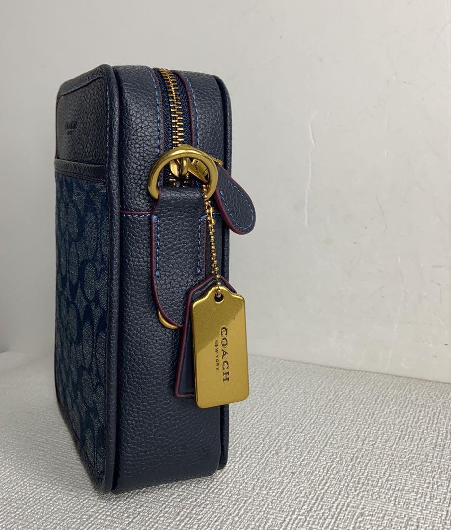 コーチ COACH ネイビー ロゴショルダーバッグ CG996