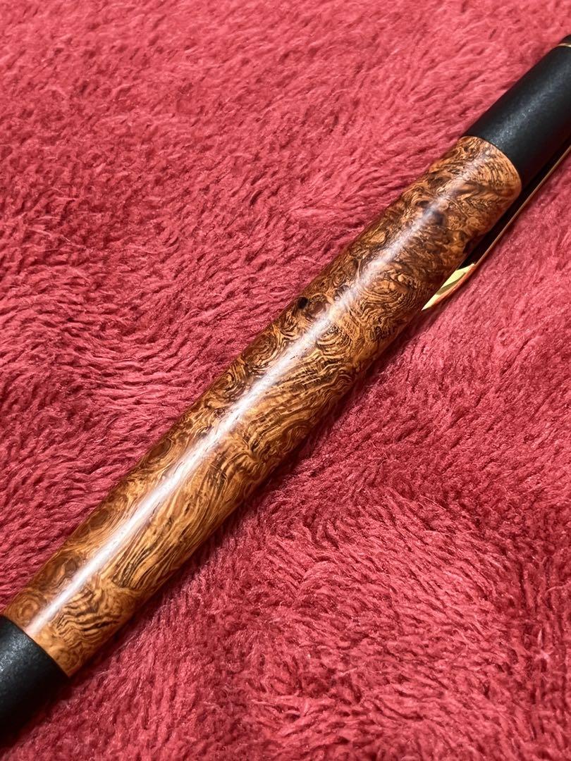 ボナンペン 真鍮金具 未使用品 花梨瘤 ( 野原工芸 工房楔 こぶた工房 )