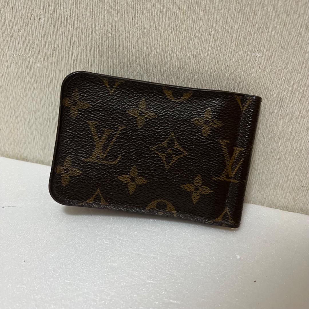 ルイヴィトン モノグラム　財布　マネークリップ　札入れ　M66543