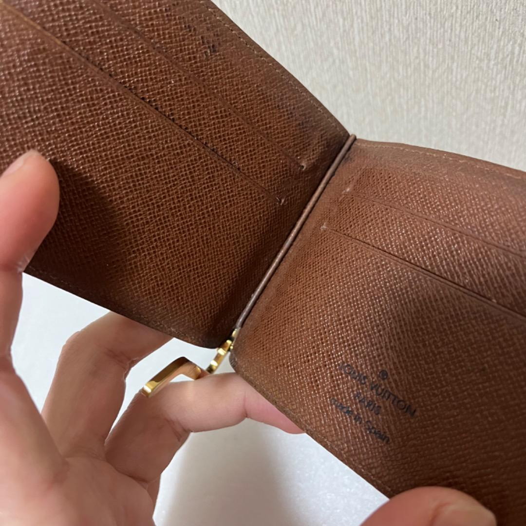 ルイヴィトン モノグラム　財布　マネークリップ　札入れ　M66543