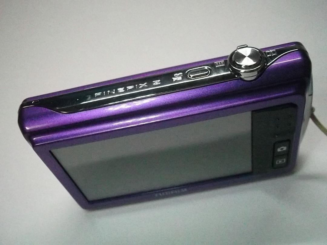 【動作品】FUJIFILM FINEPIX Z90 紫色 パープル デジカメ