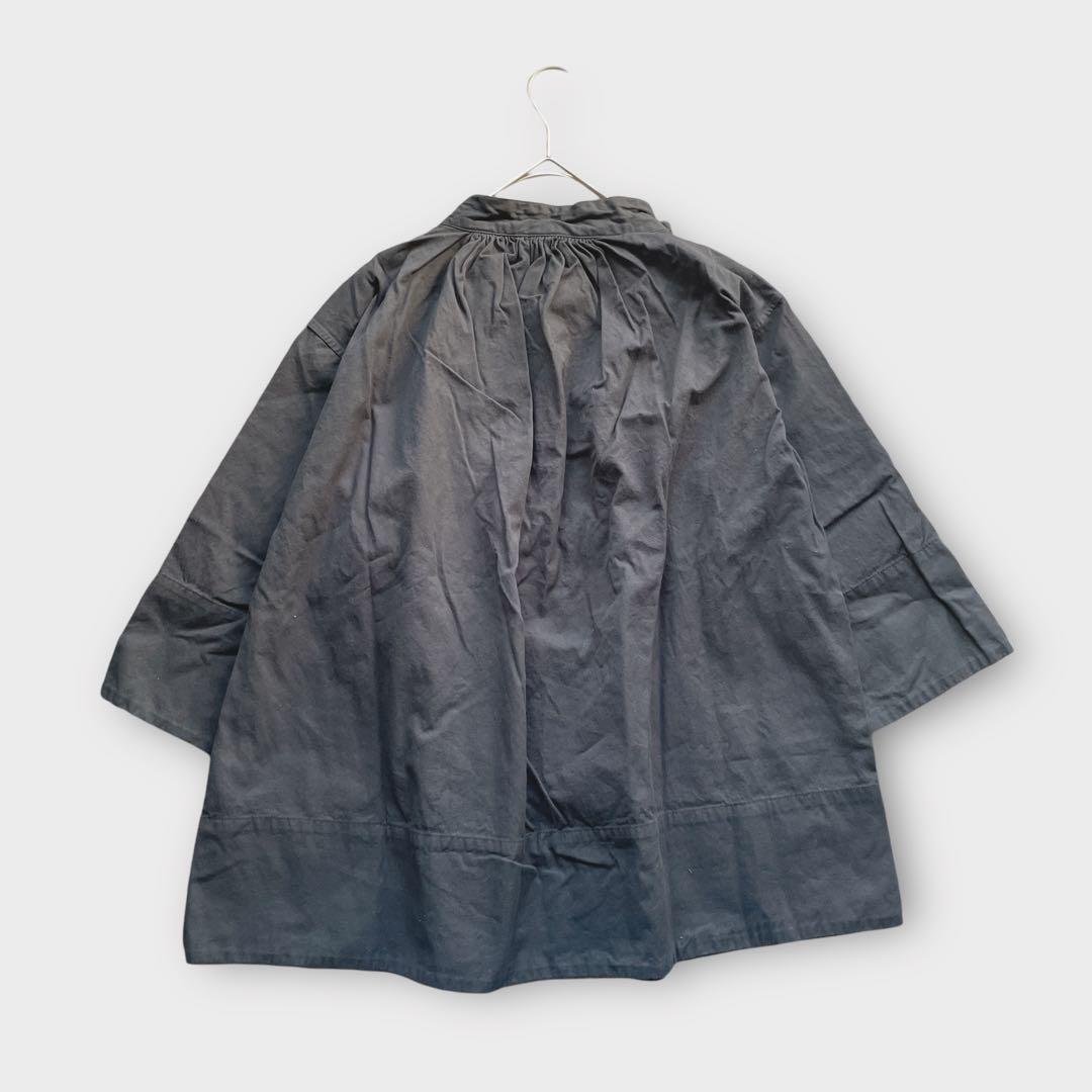 【新品タグ付き】トゥジュー (F) ブラウス/ 首元リボン 体型カバー スリット