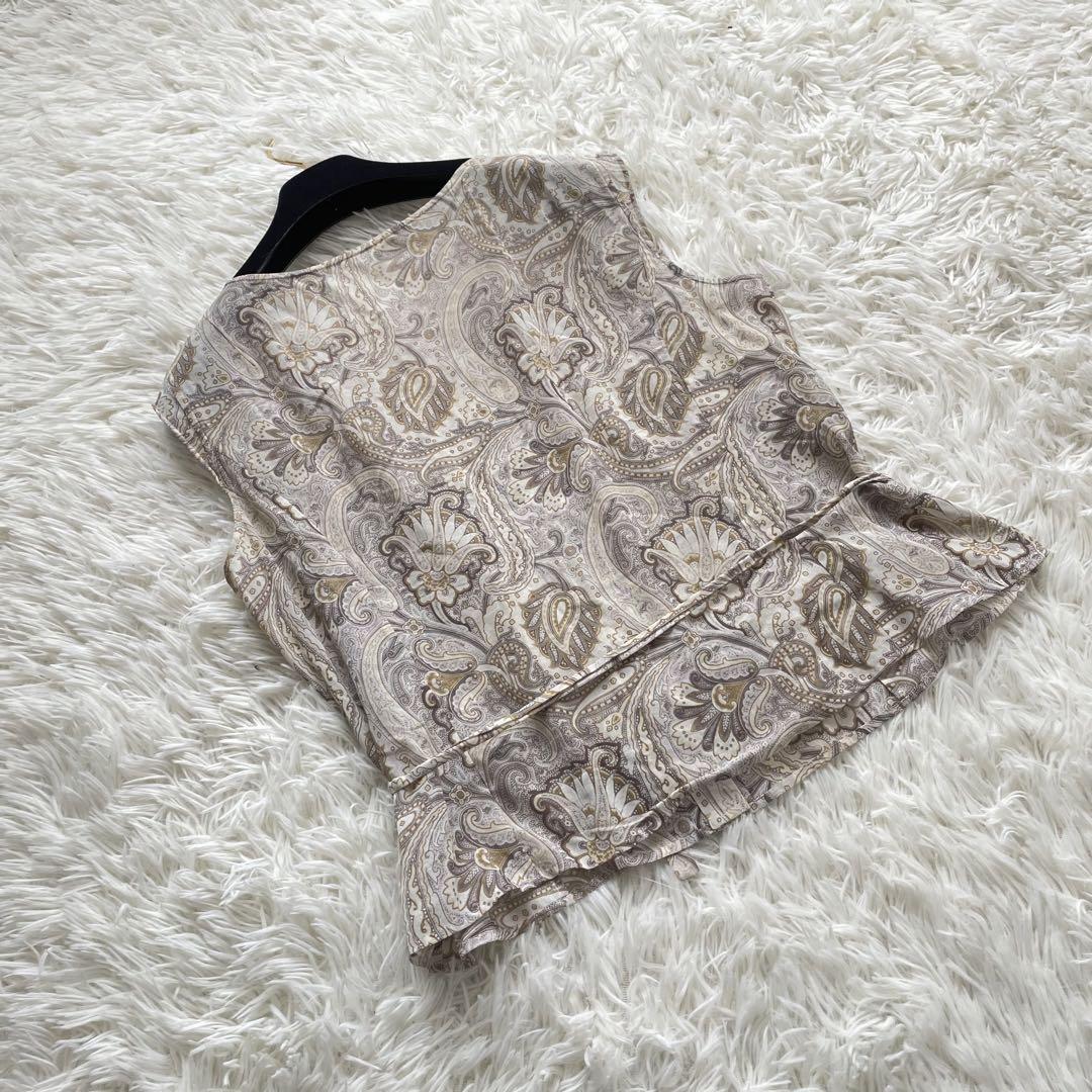 美品　レリアン　セットアップ　フレンチスリーブ　ロングスカート　フリル　13+