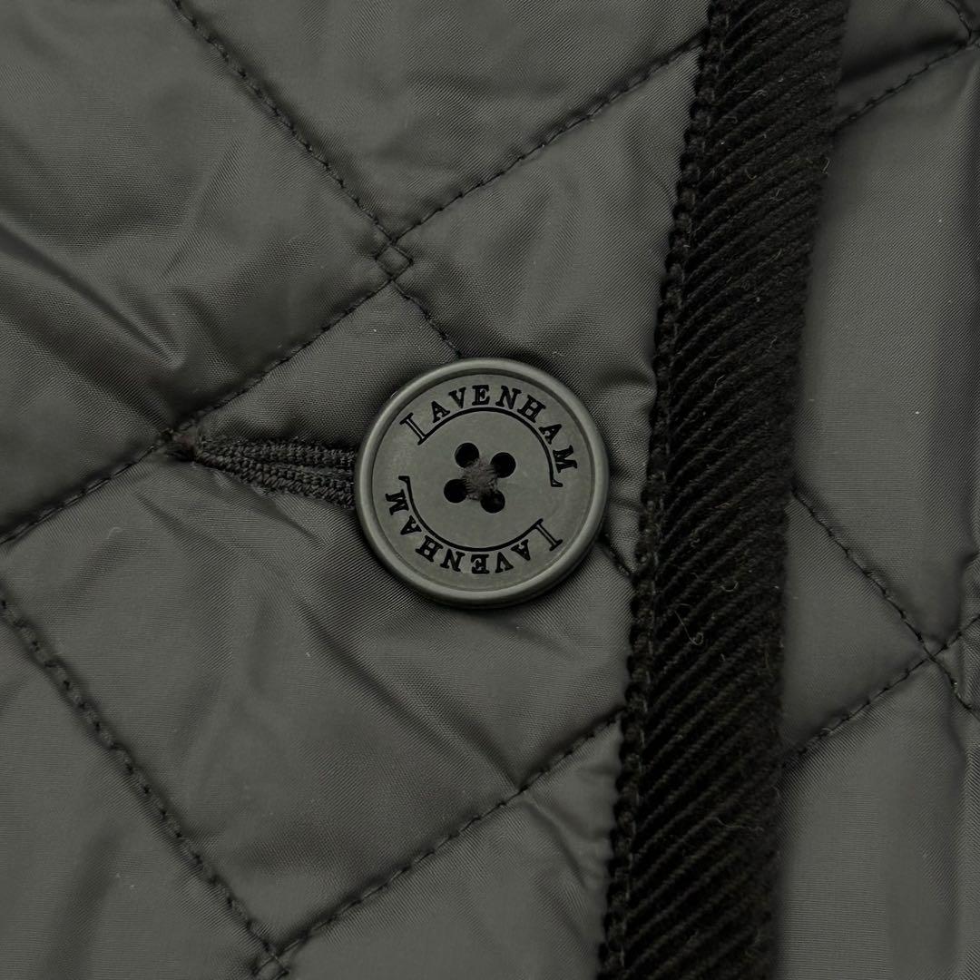 美品✨LAVENHAM キルティングコート　ブラック　40