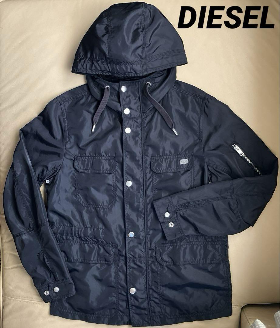 【美品】ディーゼル DIESEL メンズ ナイロンパーカー Mサイズ
