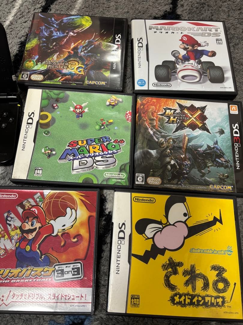 ニンテンドー3DS LL + ゲーム8本セット モンスターハンター 七色ペン付き ニンテンドー3DS LL + ゲーム8本セット モンスターハンター 七色ペン付き