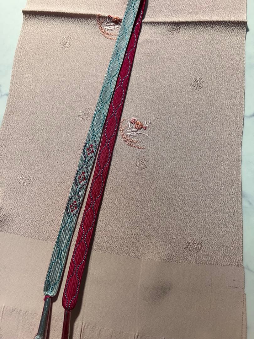 高級平帯締め☆高級帯揚げセット☆75 高級平帯締め☆高級帯揚げセット☆75