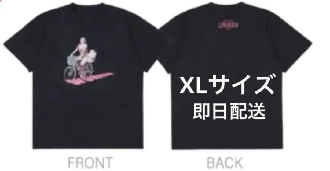 【新品未使用/XL】ちゃんみな 「WORK HARD」Tシャツ　ブラック