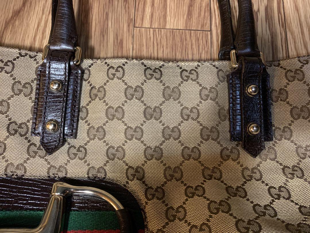 GUCCI グッチシェリーライン トートバッグ ホースビット 137385 A4