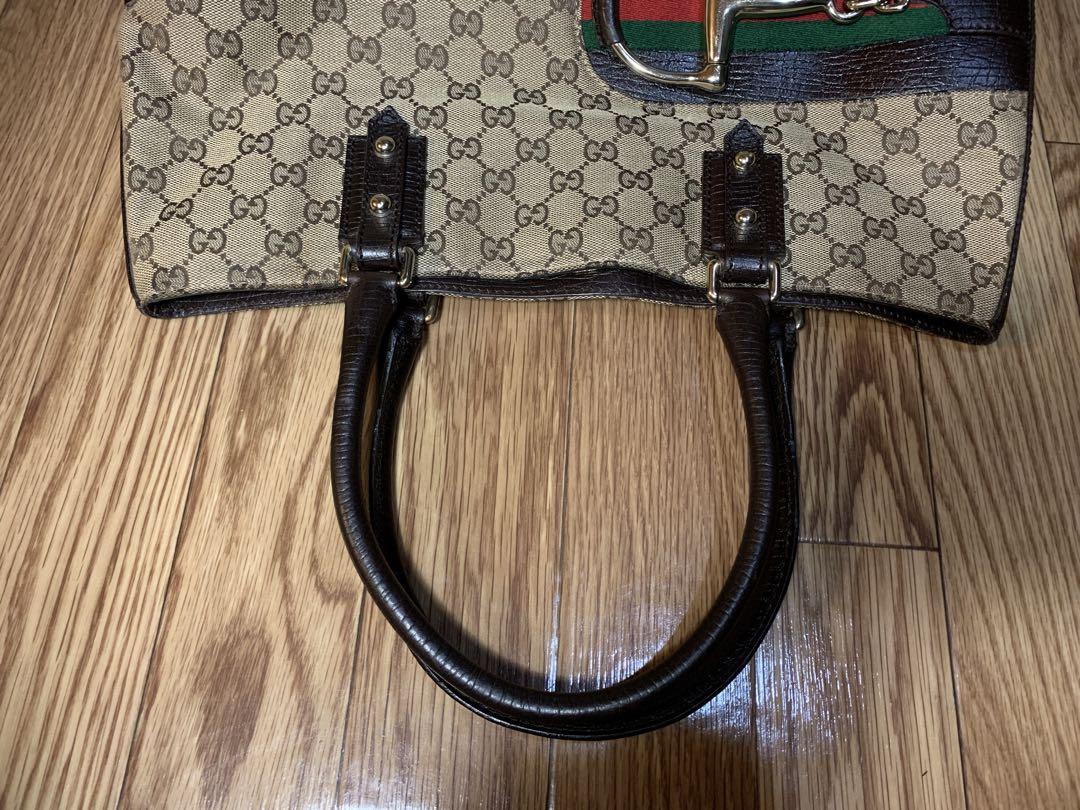 GUCCI グッチシェリーライン トートバッグ ホースビット 137385 A4