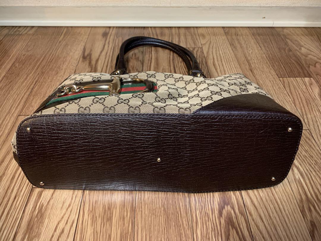 GUCCI グッチシェリーライン トートバッグ ホースビット 137385 A4