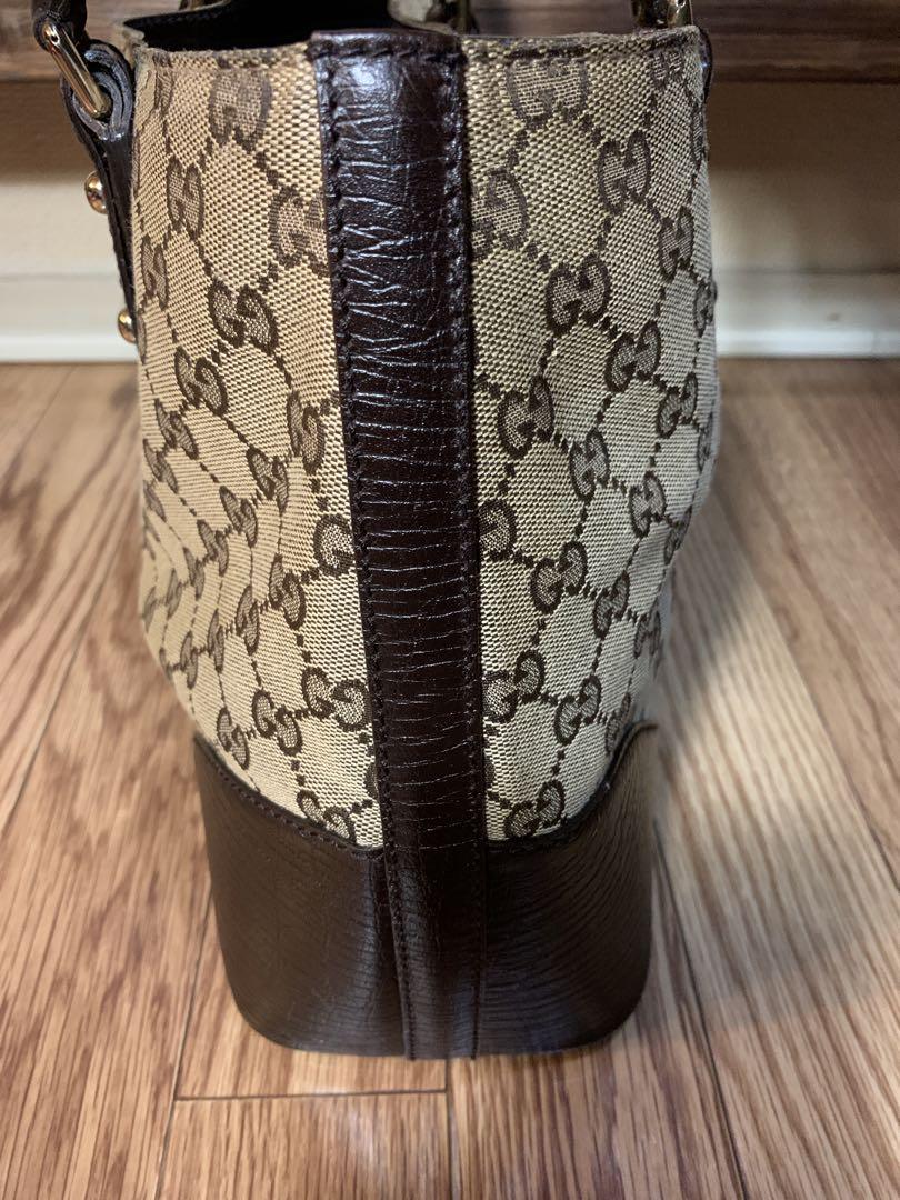 GUCCI グッチシェリーライン トートバッグ ホースビット 137385 A4