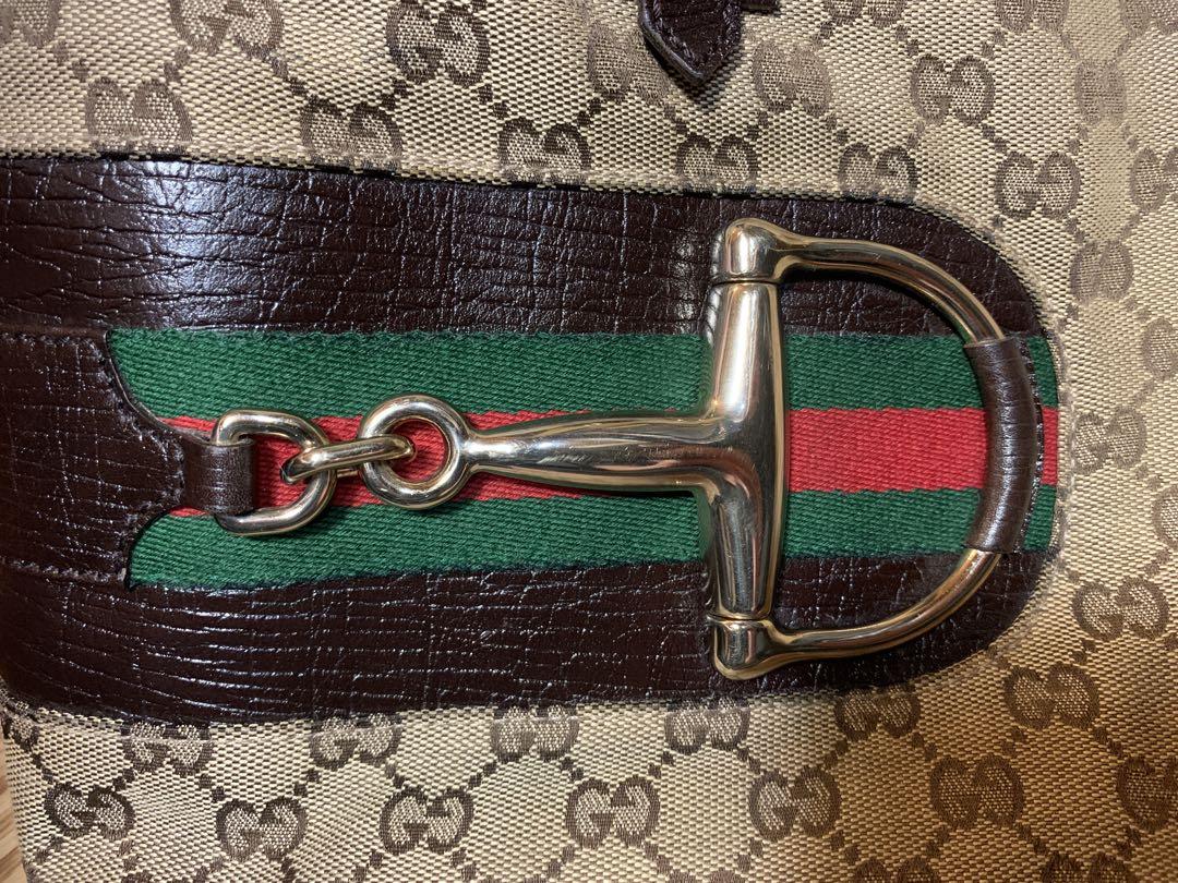 GUCCI グッチシェリーライン トートバッグ ホースビット 137385 A4