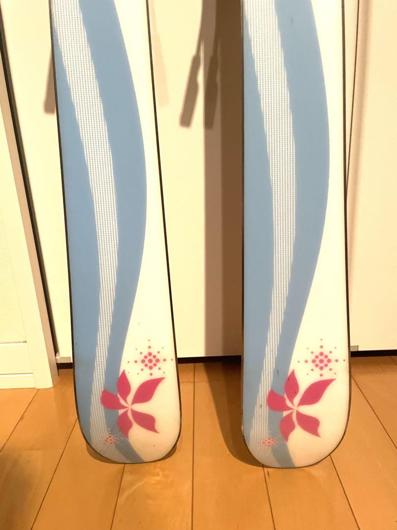 サロモン 151cm ツインチップスキー シナノカーボンストック付