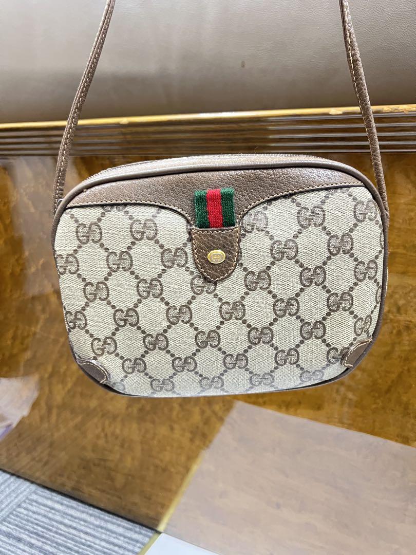 GUCCI シェリーライン　GGスプリーム　ポシェット　ショルダーバッグ　ロゴ