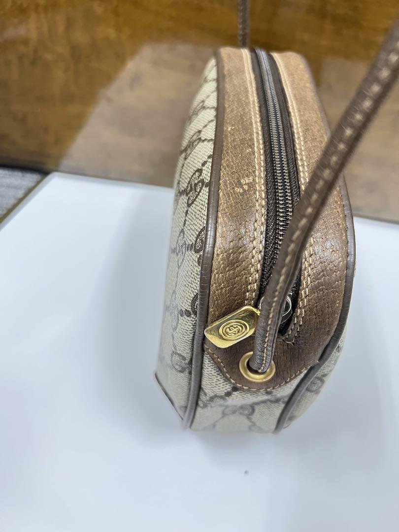 GUCCI シェリーライン　GGスプリーム　ポシェット　ショルダーバッグ　ロゴ