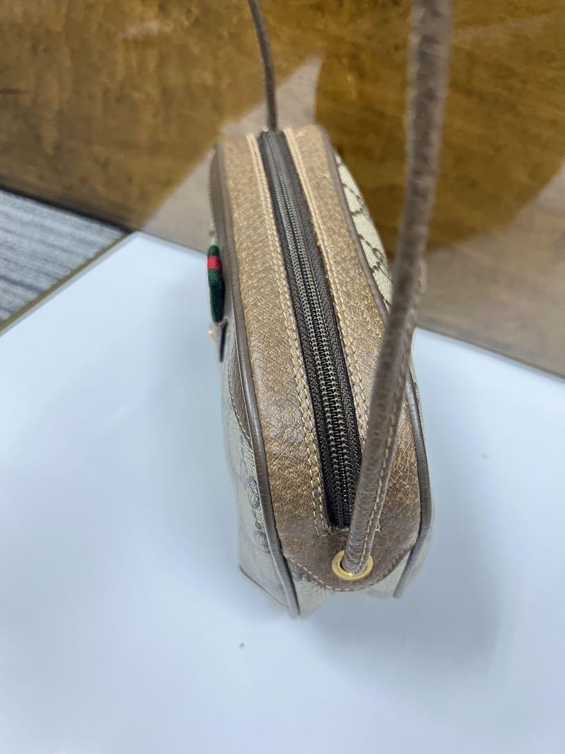 GUCCI シェリーライン　GGスプリーム　ポシェット　ショルダーバッグ　ロゴ