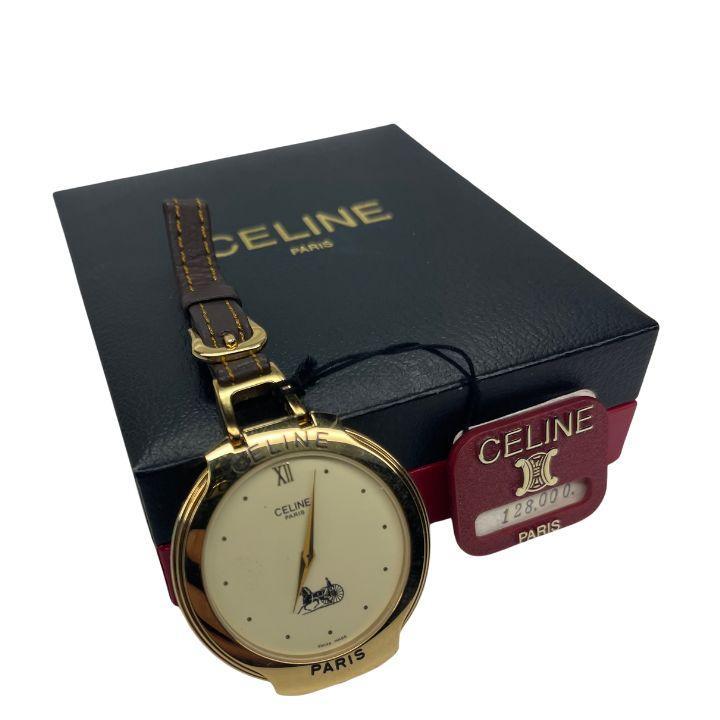 【ジャンク品】CELINE セリーヌ ヴィンテージ ポケットウォッチ