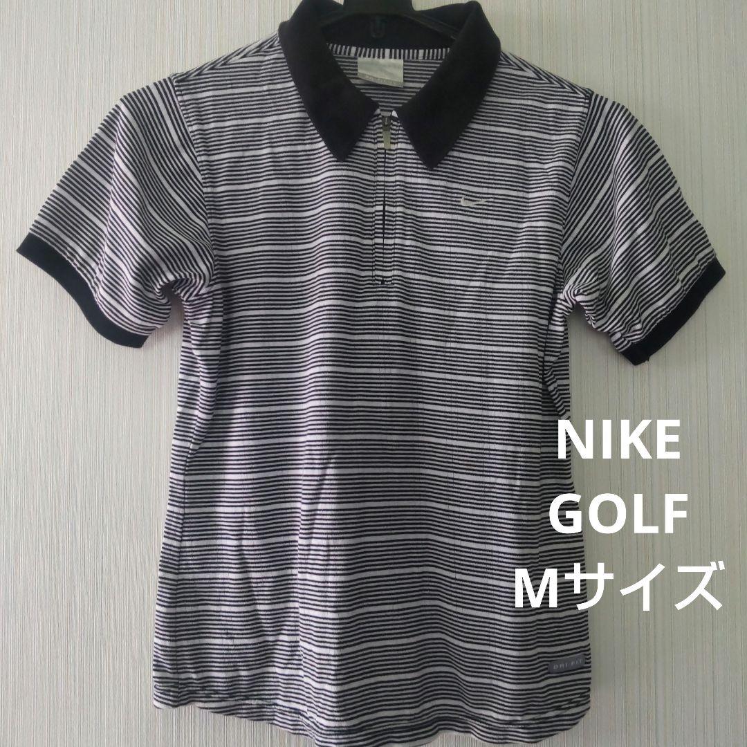 Golfickers ストライプポロシャツ Mサイズ メンズウェア