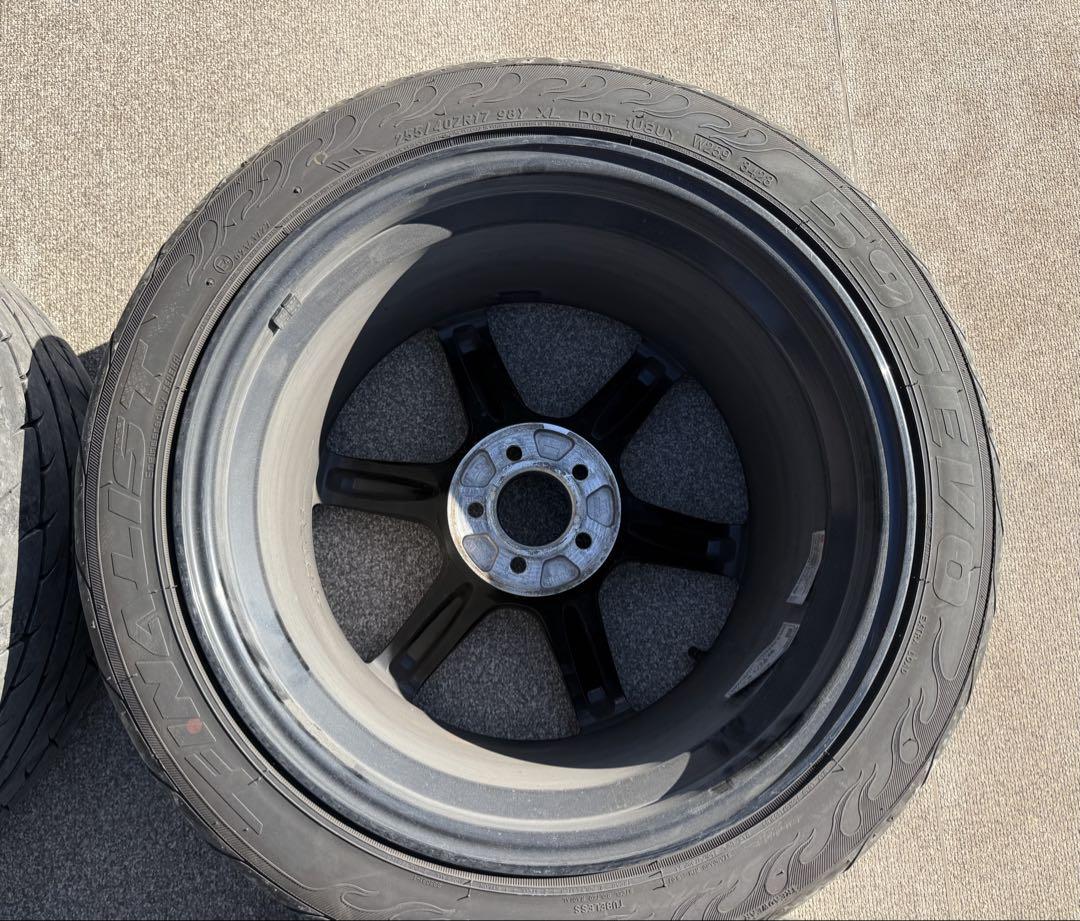 RAYSTE37SAGAS-plusPCD100-5H17インチ9.5j ＋46