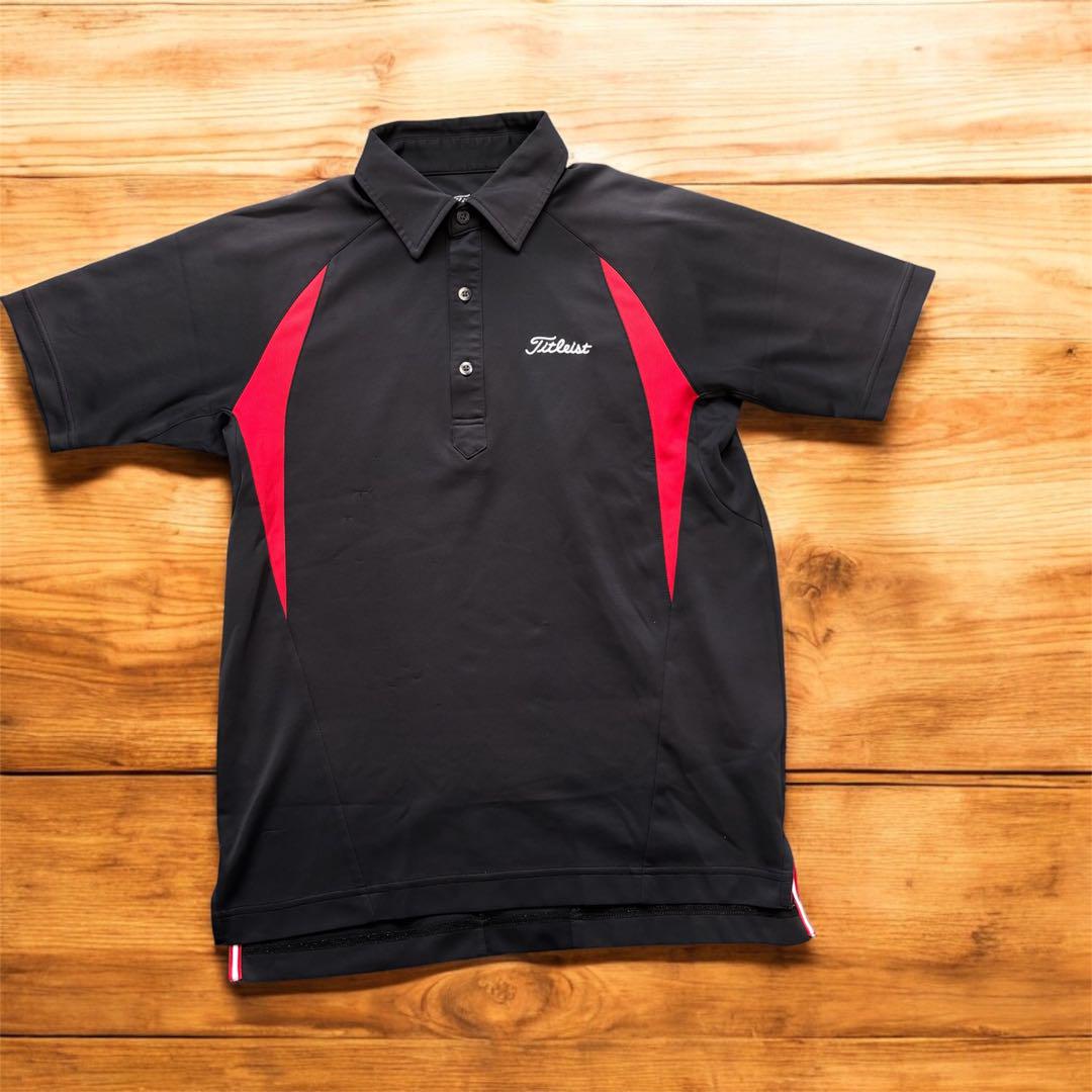 美品タイトリストポロシャツM 美品】Titleist タイトリスト メンズウェア ポロシャツ Mサイズ
