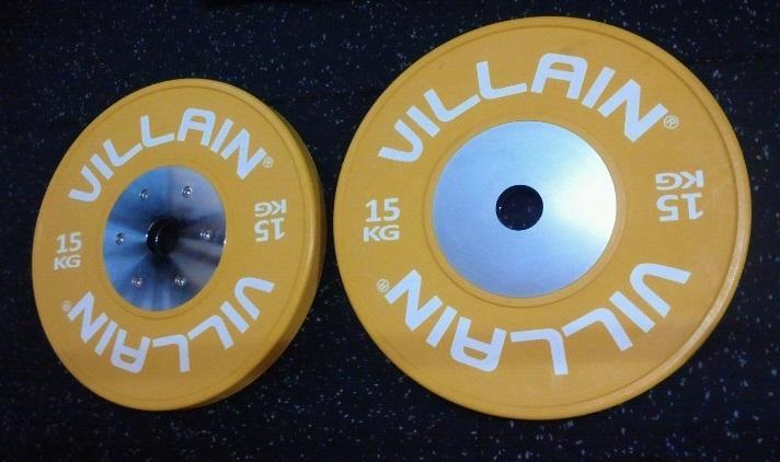 15kg 2枚 VILLAIN ヴィラン バンパープレート オリンピック