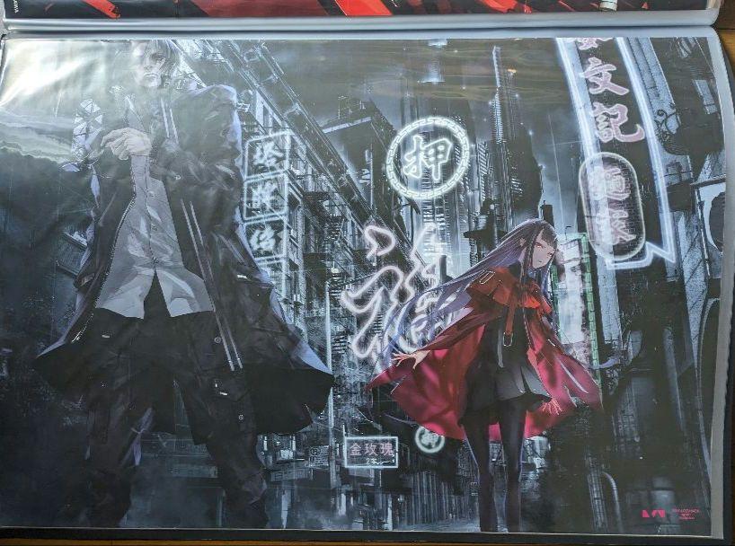 【非売品】シューピアリア イクシス B2サイズ アニメ ポスター redjuice 電霊道士 B2ポスター ポスター