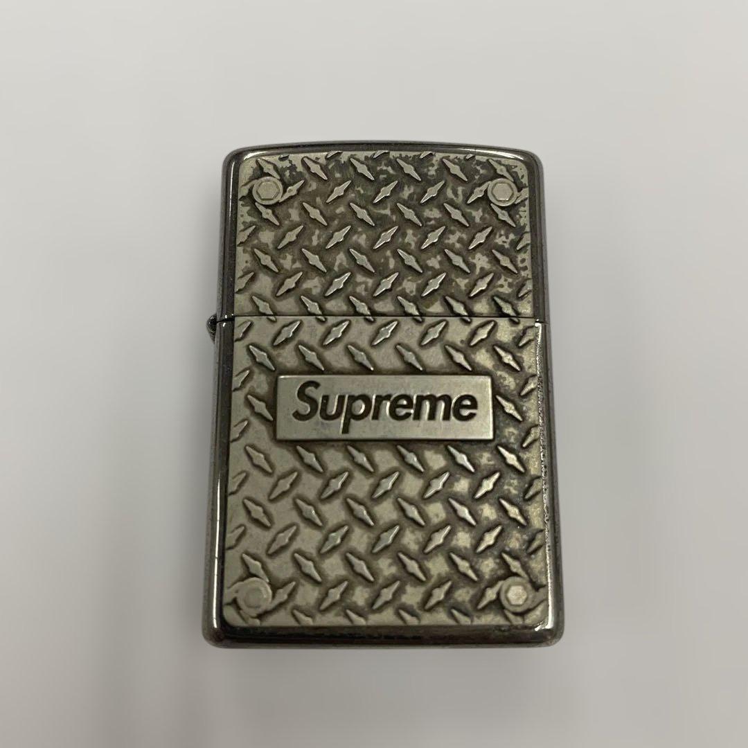 Supreme ダイヤモンドプレートzippo喫煙具・ライター