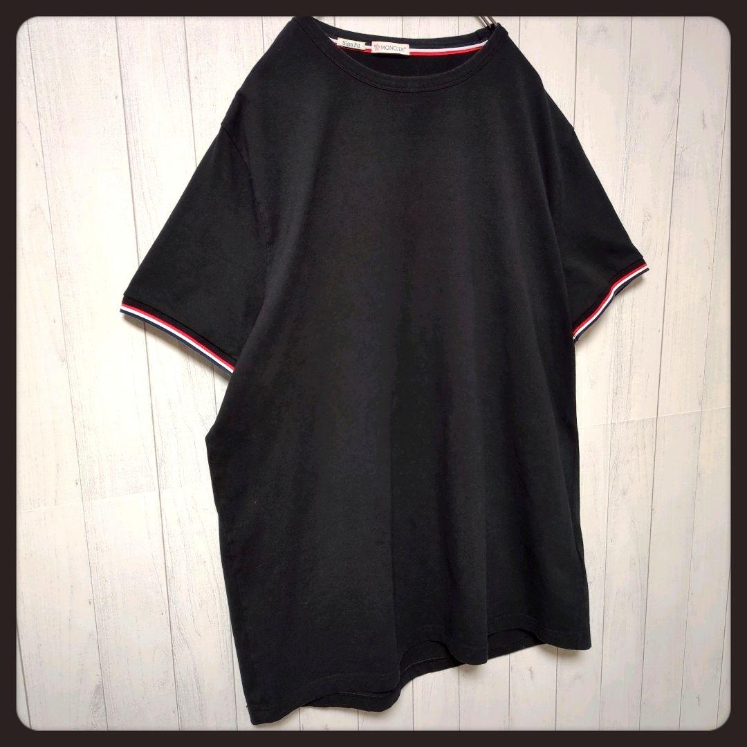 第一ネット 美品・定番】モンクレール☆ワッペン トリコロール Tシャツ XXXL トップス