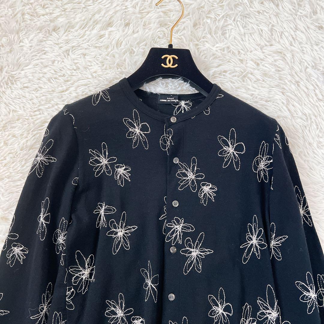 Mサイズ】tricot COMME des GARÇONS 刺繍 カーディガン