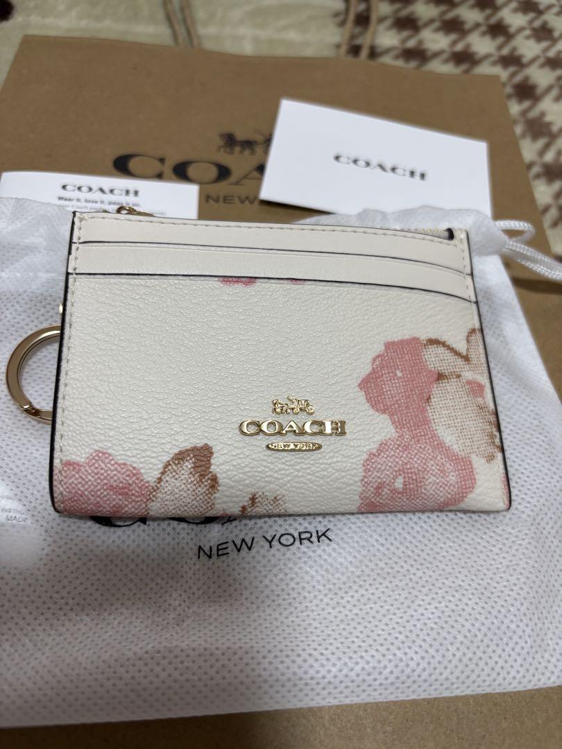 COACH 花柄 カードケース