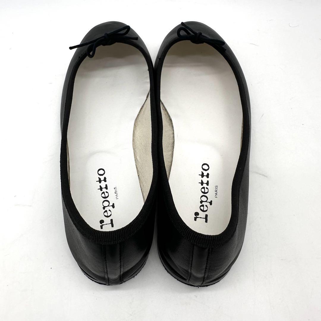〈美品〉reppetto レペット【26cm】バレエシューズ 黒 ブラック