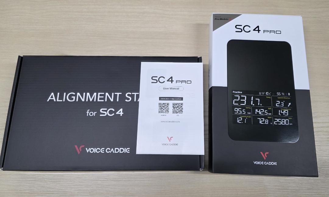 Voice Caddie SC4 PRO、Aligment Stand、ケース