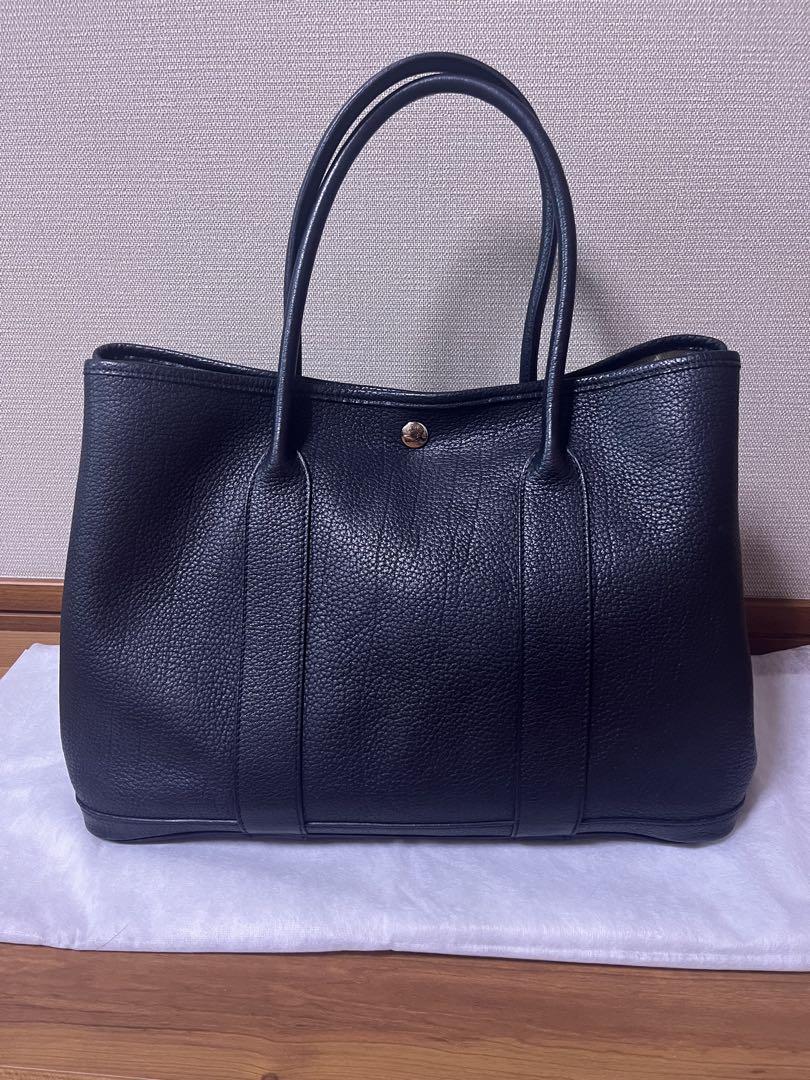 エルメス　ガーデンパーティPM ブラック　ネゴンダ　美品