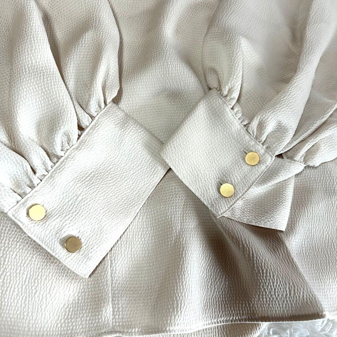 Liesse リエス　ボウタイブラウス　長袖