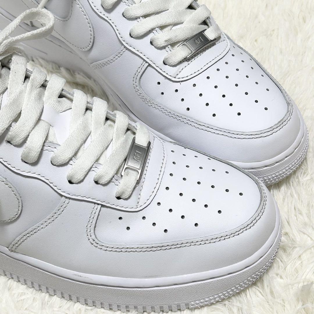 極美品！！Nike Air Force 1 ホワイト　27cm ✨極美品✨NIKE AIR FORCE 1ナイキ エアフォース27.5㎝ホワイト