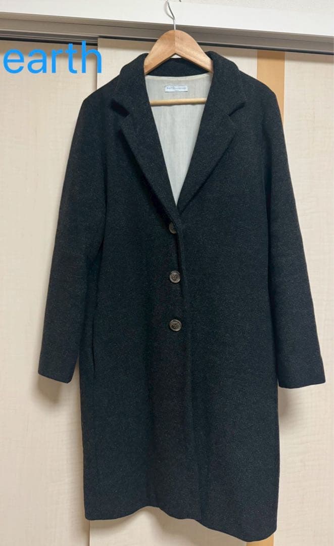 earth コート　グレー　フリーサイズ