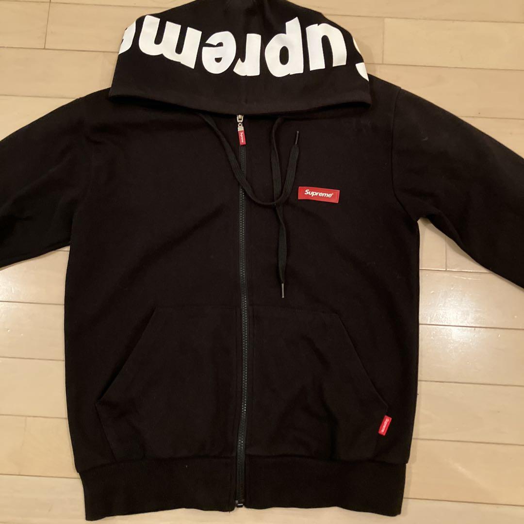 supremeジップパーカー