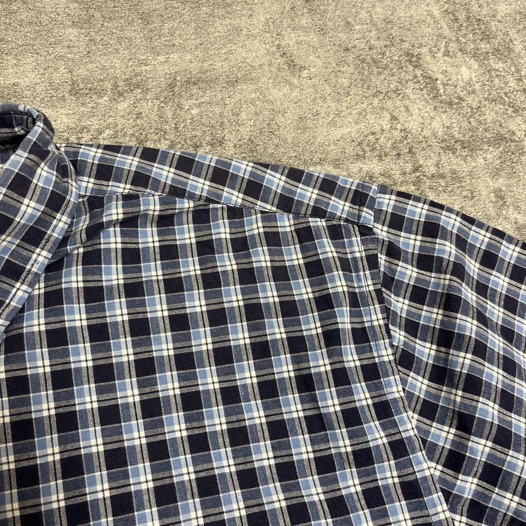 Eddie Bauer 短丈　ショート丈　チェックシャツ　cityboy 古着