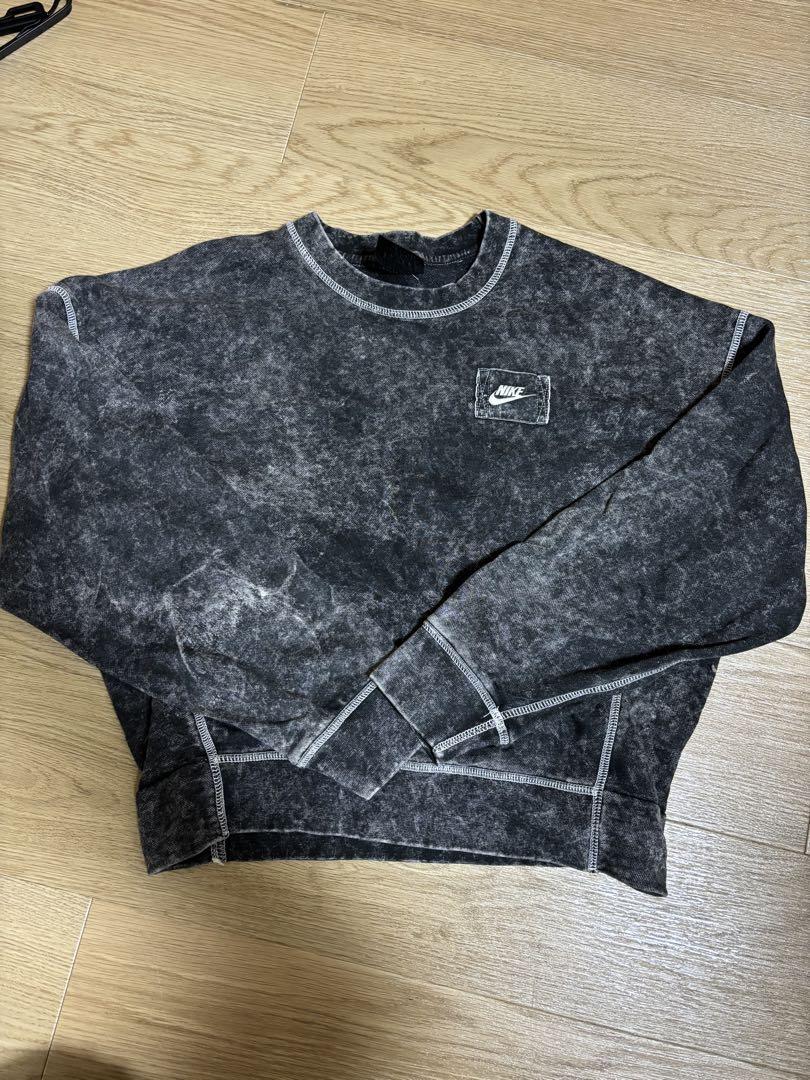Nike ダークグレー スウェット ショート丈