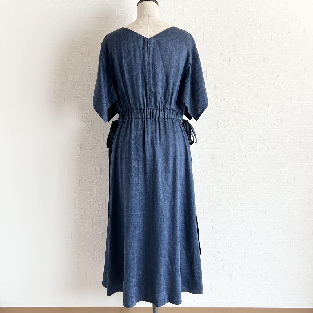 ADORE 麻シャンブレーワンピース　38
