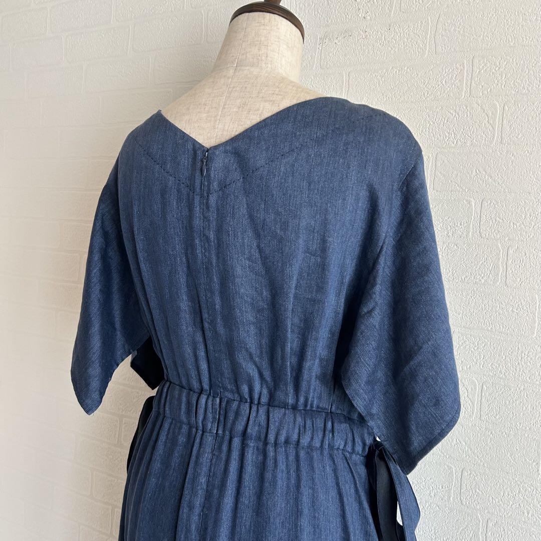 ADORE 麻シャンブレーワンピース　38
