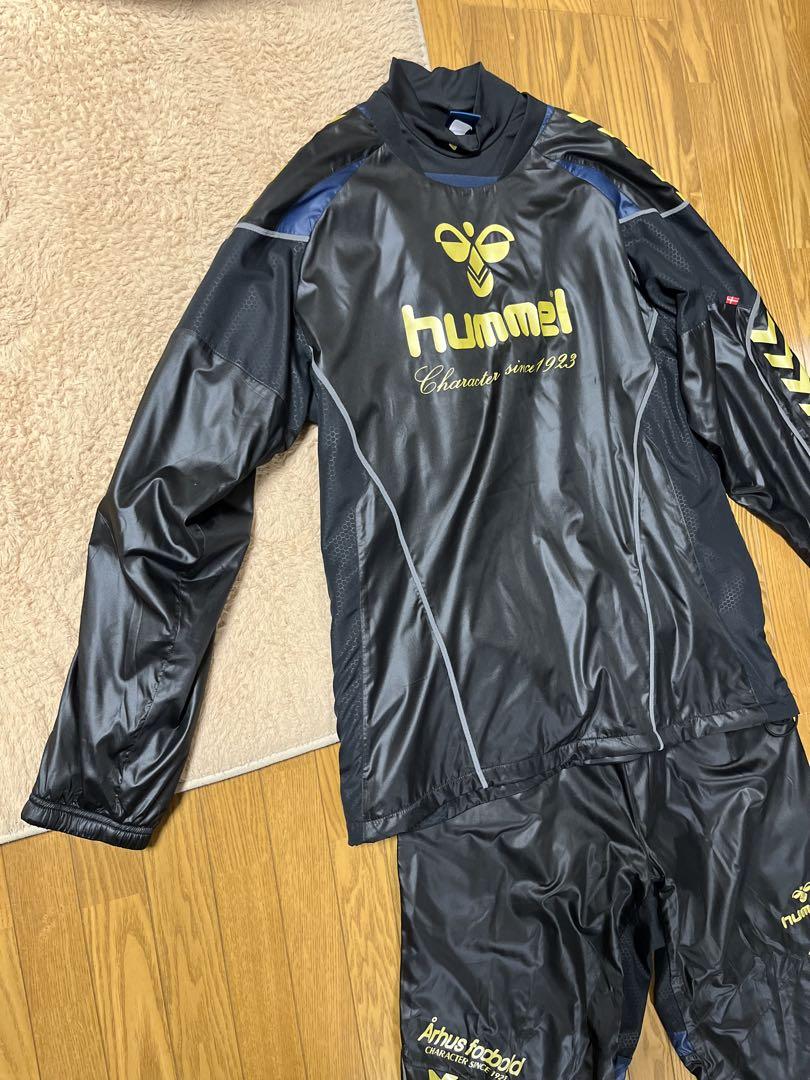 hummel ブラック ピステ・ウィンドブレーカー