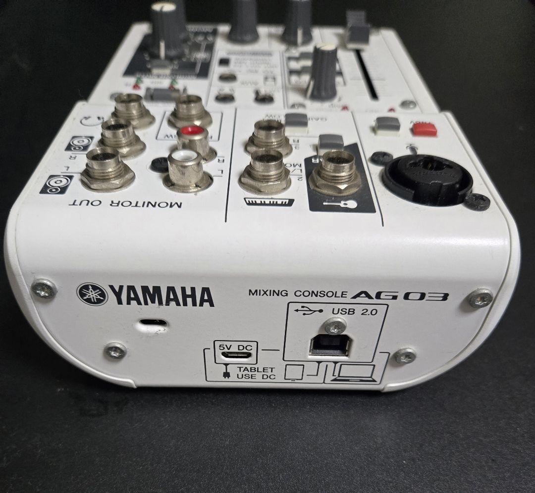YAMAHA AG03 ミキシングコンソール USB接続